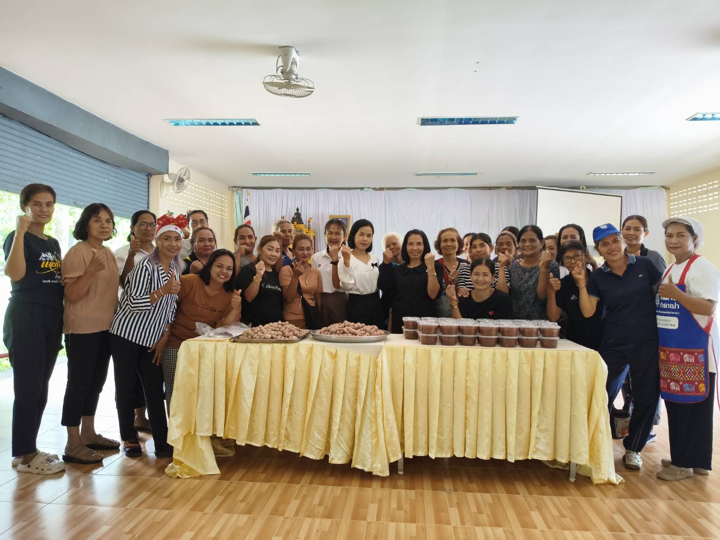 พช.ศรีบรรพต ดำเนินงานโครงการส่งเสริมและพัฒนาอาชีพตามแนวทางสัมมาชีพชุมชน วันที่ 2