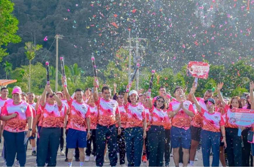 พช.ศรีบรรพต เติมพลังเต็มสปี๊ด พร้อม "วิ่งพิสูจน์รักแท้ @ศรีบรรพต"