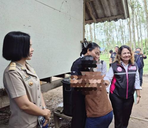    พช.ศรีบรรพต ร่วมลงพื้นที่เยี่ยมบ้านครัวเรือนกลุ่มเปราะบางกรณีผู้พิการ 